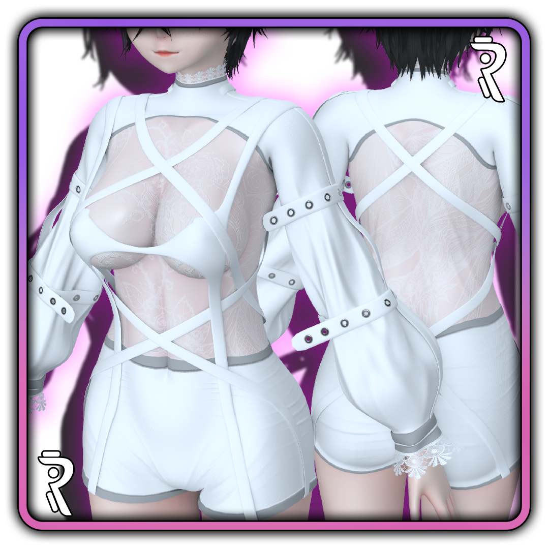 Gothic Strappy Bodysuit