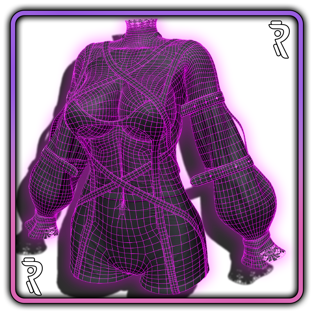 Gothic Strappy Bodysuit