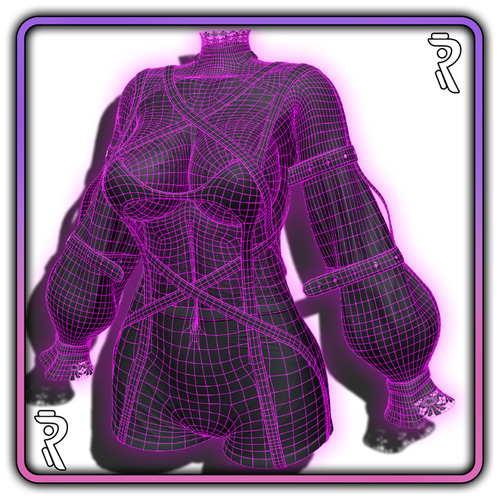 Gothic Strappy Bodysuit