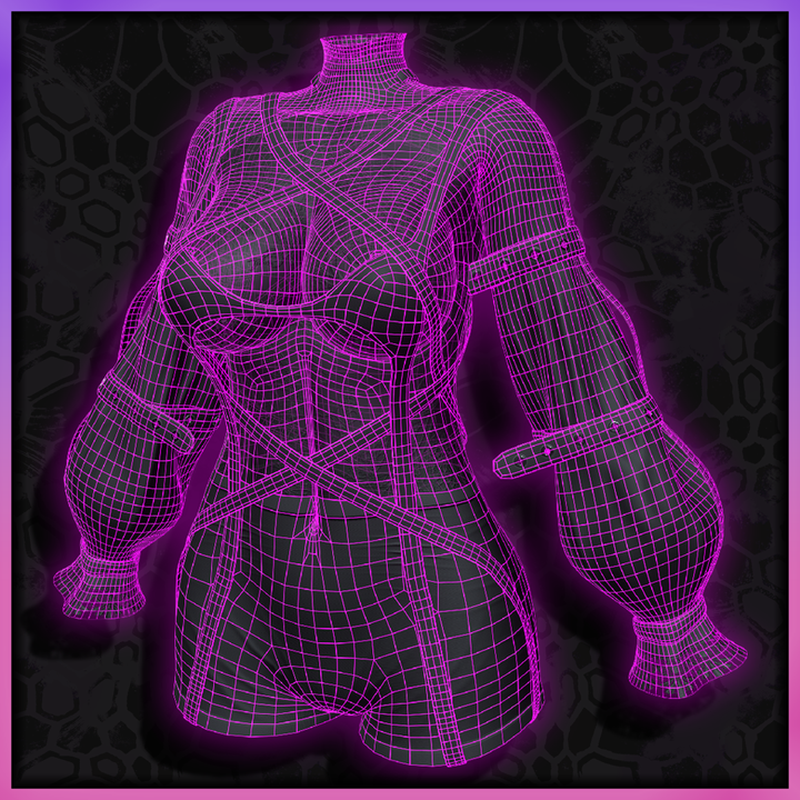 Gothic Strappy Bodysuit